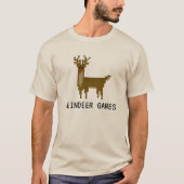 Geek Reindeer Games Pixel Rudolph Holiday Shirt (Voorkant)