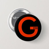 GEEK RONDE BUTTON 5,7 CM (Voorkant /achterkant)