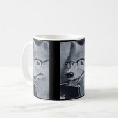 Geek Samoyed Dog Coffee Mok (Voorkant links)
