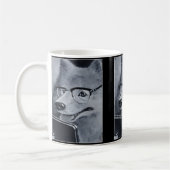 Geek Samoyed Dog Coffee Mok (Links)