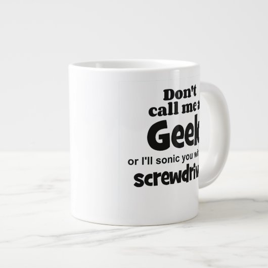Geek schroevedraaier bf grote koffiekop (Voorkant rechts)