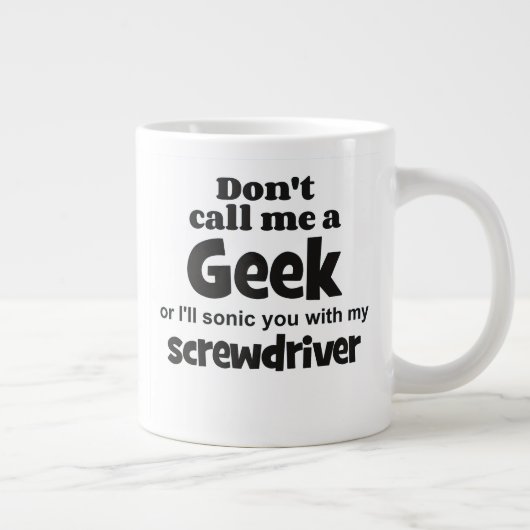 Geek schroevedraaier bf grote koffiekop (Rechts)