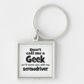 Geek schroevedraaier bf sleutelhanger (Voorkant)