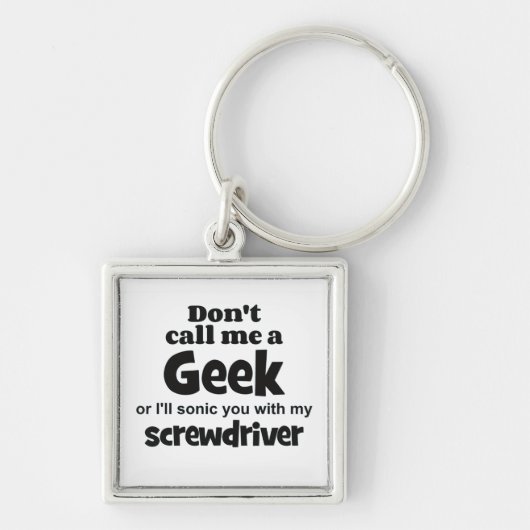 Geek schroevedraaier bf sleutelhanger (Voorkant)