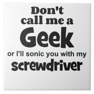 Geek schroevedraaier bf tegeltje