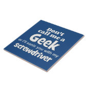 Geek schroevendraaier wf tegeltje (Zijkant)