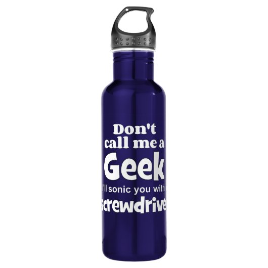 Geek schroevendraaier wf waterfles (Voorkant)