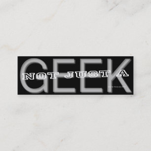 Geek - Social Media Persoonlijke Kaart Mini Visitekaartje