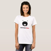 Geek Soul Sister met woorden Comfort T-shirt voor (Voorkant volledig)
