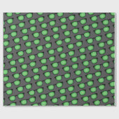 Geek Specs: Bril met Binaire Code Patroon Grappig Cadeaupapier (Vlak)