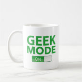 Geek-stand op koffie-Mok Koffiemok (Links)
