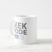 Geek-stand op koffie-Mok Koffiemok (Voorkant links)