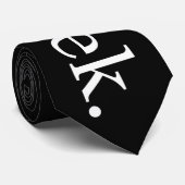 Geek Stropdas (zwart) (Opgerold)