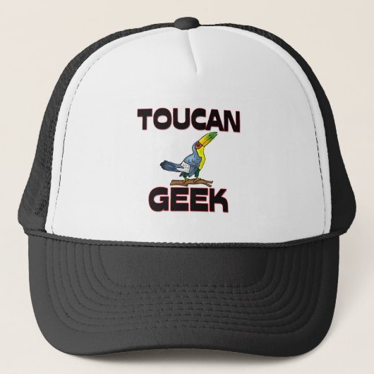 Geek-toekan Trucker Pet (Voorkant)