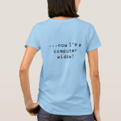 Geek van gehuwde computer t-shirt (Achterkant)