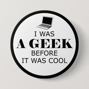 Geek voor het koud was Button