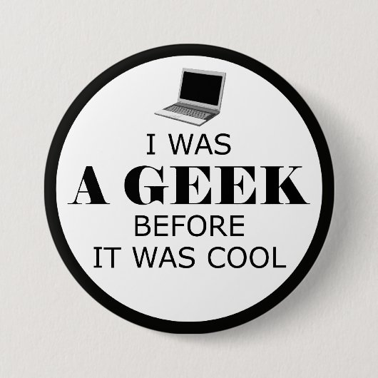 Geek voor het koud was Button (Voorkant)