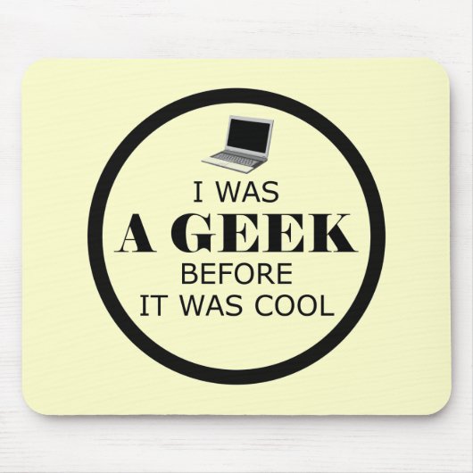 Geek voor het koud was... muismat (Voorkant)