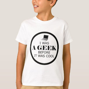 Geek voor het T-shirt van Cool Girl was