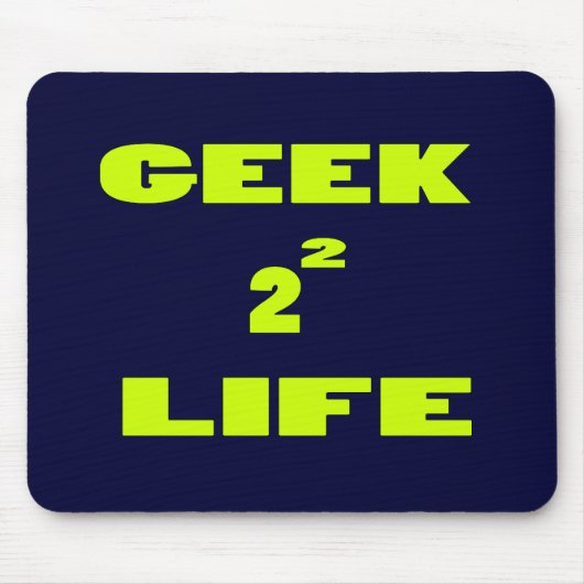 GEEK VOOR LEVEN MUISMAT (Voorkant)