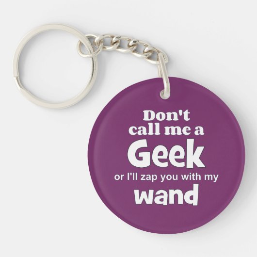Geek wand sleutelhanger (Voorkant)
