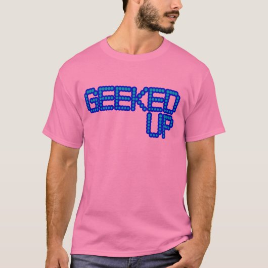 GEEKED blauwe jerkin-eikels en meisjes op T-shirt (Voorkant)