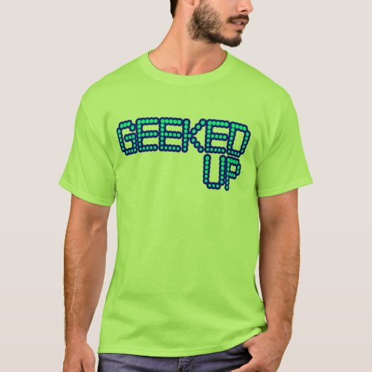 GEEKED blauwe jerkin-eikels en meisjes op T-shirt (Voorkant)