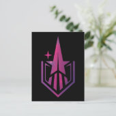 Geekerella Starfield Logo Briefkaart (Staand voorkant)