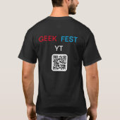 Geekfest SHIRT! T-shirt (Achterkant)