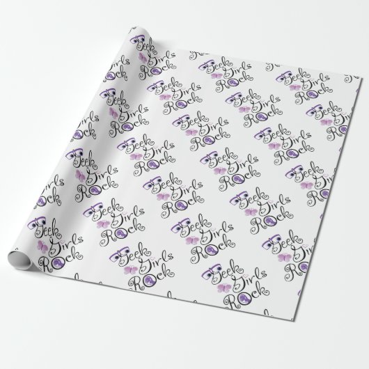 GeekGirlsRock Cadeaupapier (Uitgerold)