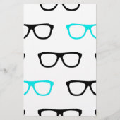 geekglazen blauwe geek (Voorkant)