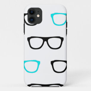 geekglazen blauwe geek Case-Mate iPhone case