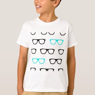 geekglazen blauwe geek t-shirt