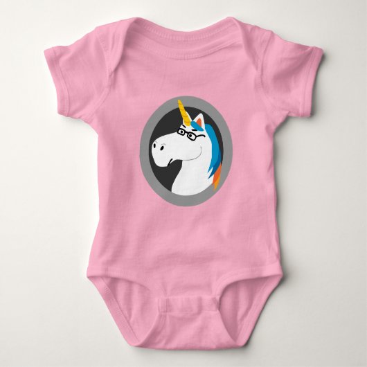 Geekicorn Baby Clothes Romper (Voorkant)