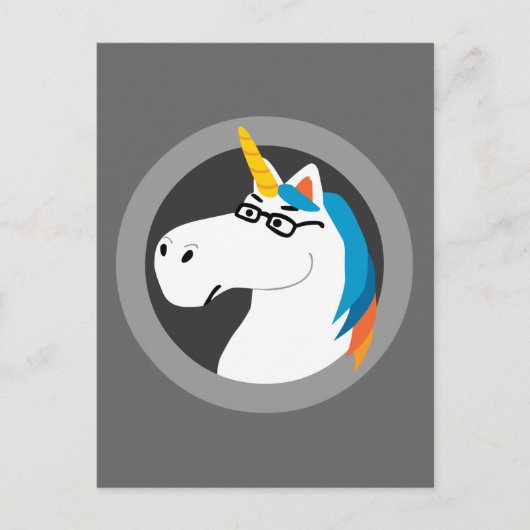 Geekicorn Briefkaart (Voorkant)