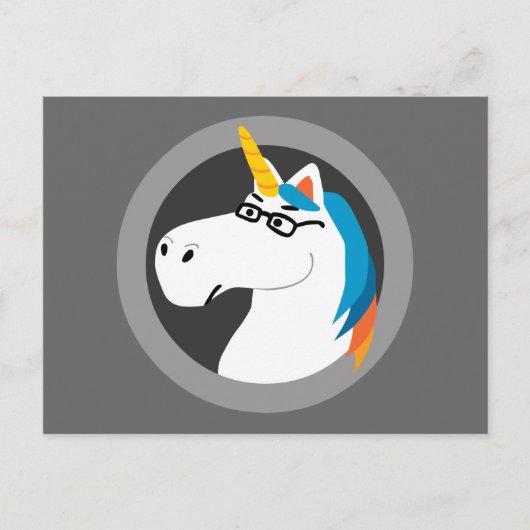 Geekicorn Briefkaart (Voorkant)