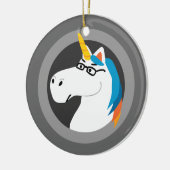 Geekicorn Keramisch Ornament (Links)