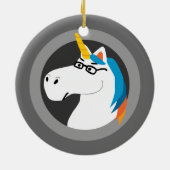 Geekicorn Keramisch Ornament (Achterkant)