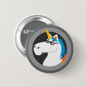 Geekicorn Ronde Button 5,7 Cm (Voorkant /achterkant)