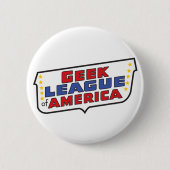 Geekl League of America Round Button (Voorkant)