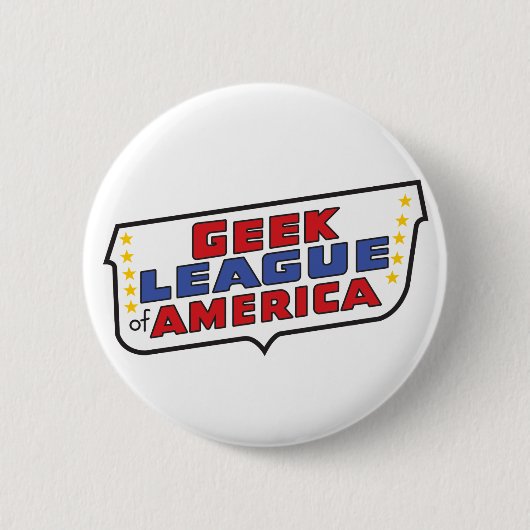 Geekl League of America Round Button (Voorkant)