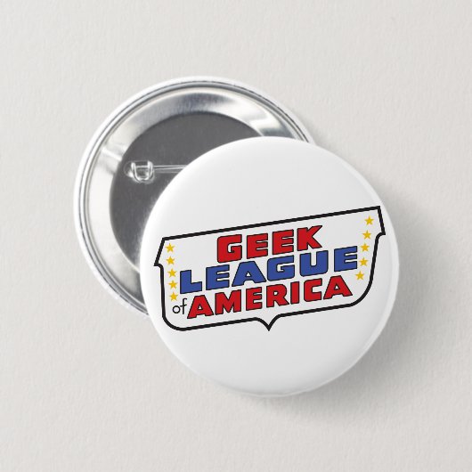 Geekl League of America Round Button (Voorkant /achterkant)