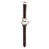 GEEKLEY montre femme classique marron Horloge (Bandje)