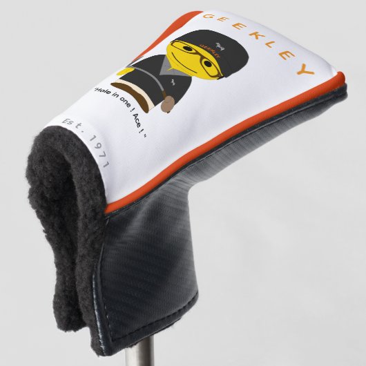 GEEKLEY putterbeschermer Golfheadcover (3/4 voorkant)