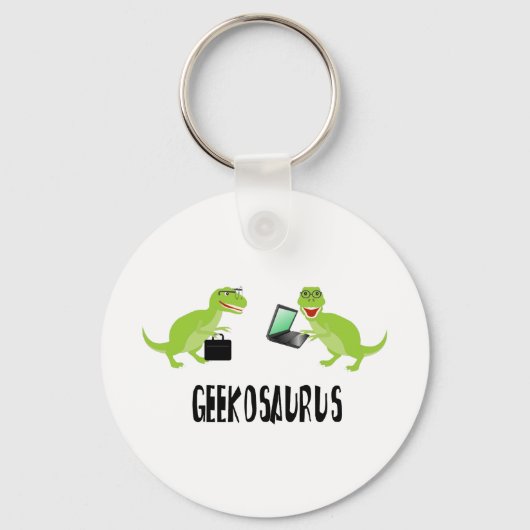 geekosaurus sleutelhanger (Voorkant)