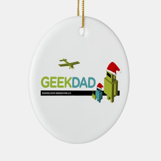 GeekPap-versiering Keramisch Ornament (Rechts)