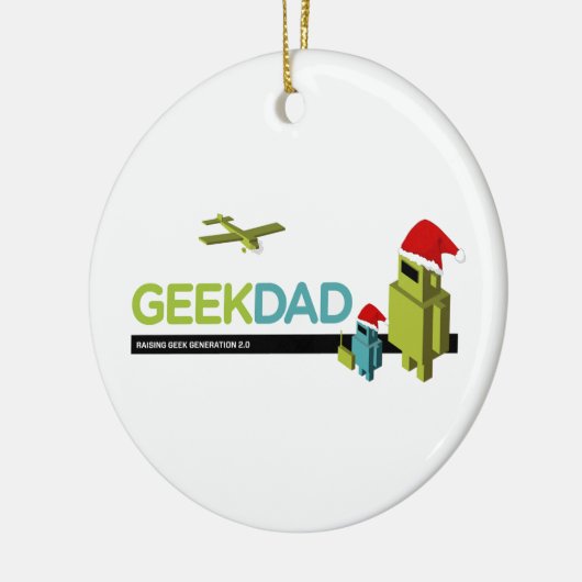 GeekPap-versiering Keramisch Ornament (Links)