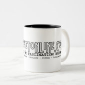 Geekplanetonline Tweekleurige Koffiemok (Voorkant rechts)