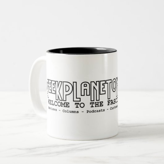 Geekplanetonline Tweekleurige Koffiemok (Voorkant links)