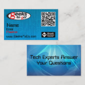Geeks Card MVP Blair QR Visitekaartje (Voorkant / Achterkant)